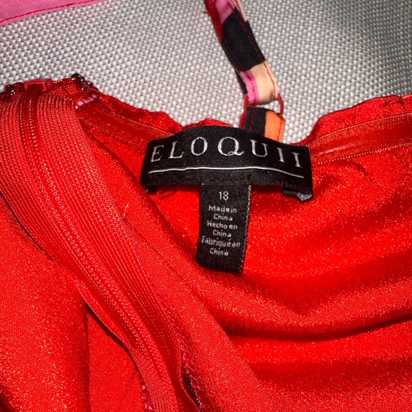 Eloquii Knotted Strap Drape Dress - Picture 3 of 3